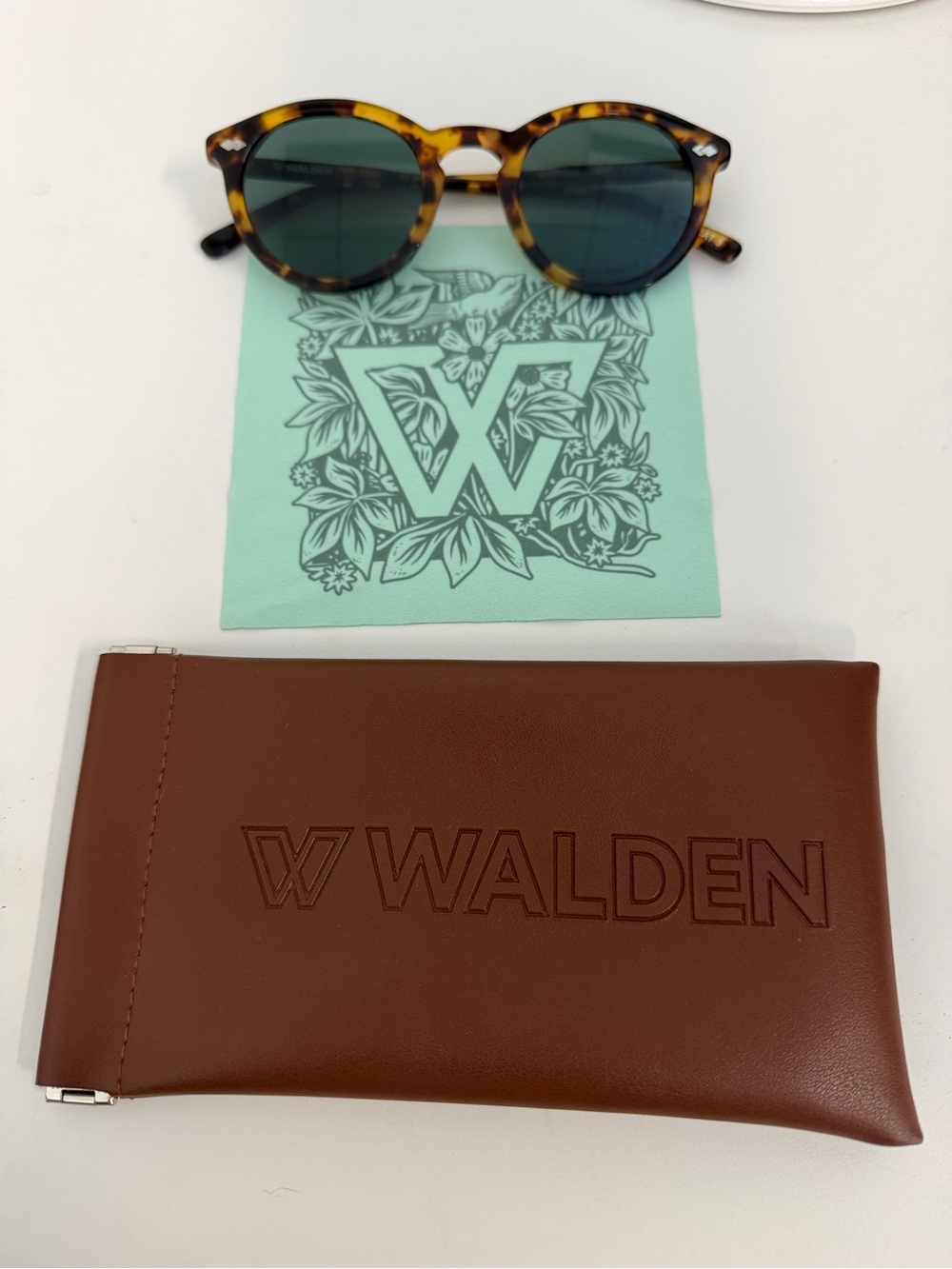 Huckberry Walden Eyewear Pond Sunglasses Honey Tortoise